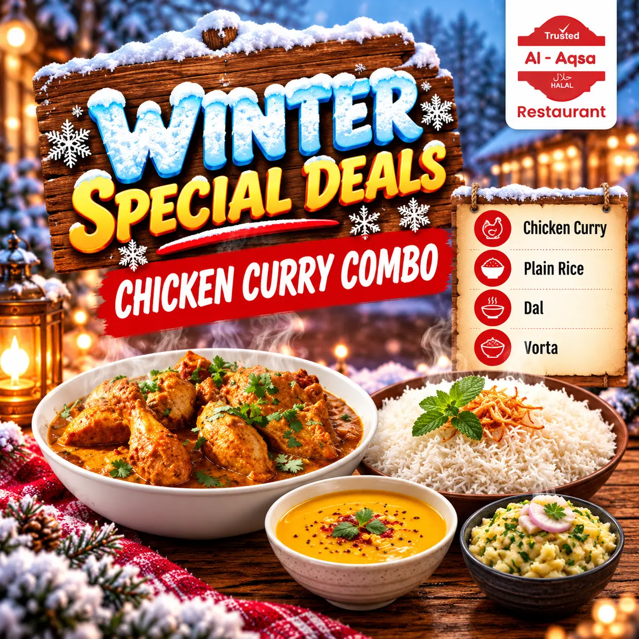 Chicken Curry Combo