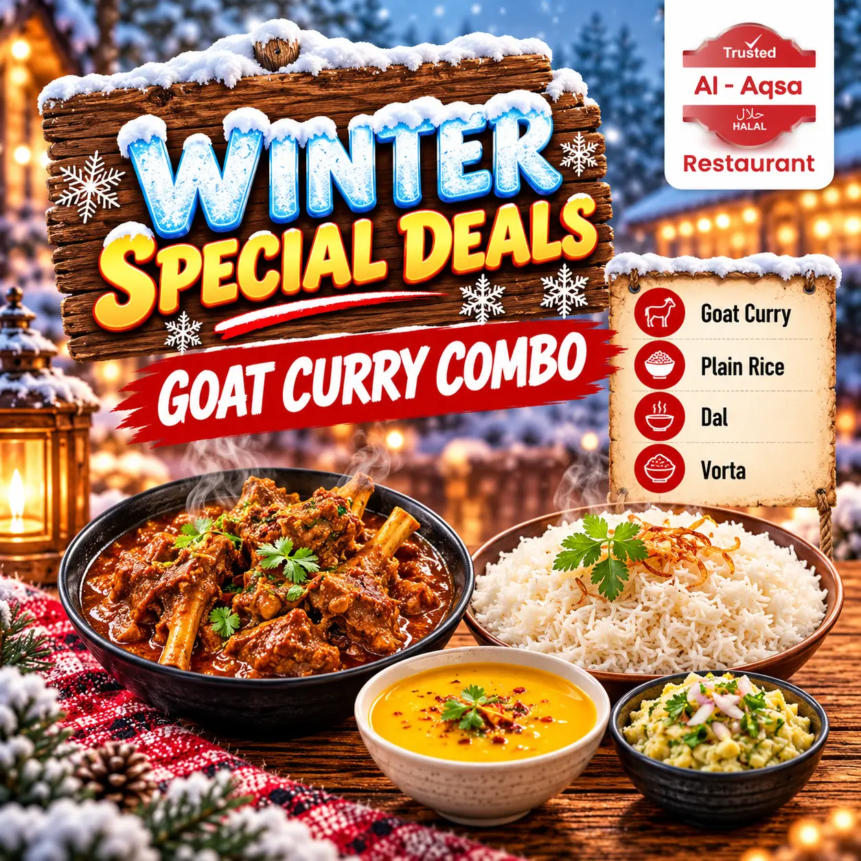 Goat Curry Combo