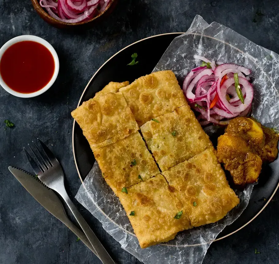 Egg Mughlai Paratha